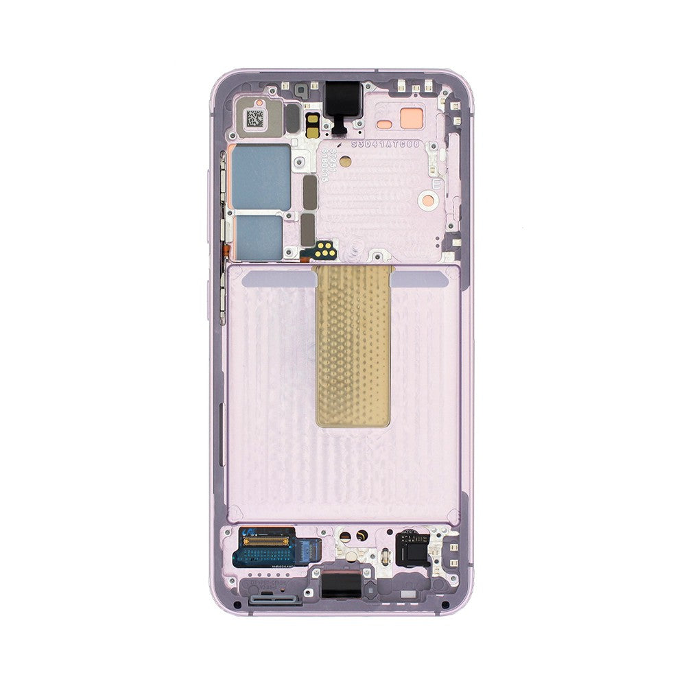 Samsung Galaxy S23 5G S911B OLED Screen Replacement Digitizer with Frame GH82-30480D (Gold)-Lavender Samsung Galaxy S23 5G S911B OLED Screen Replacement Digitizer with Frame GH82-30480D (Gold)-Lavender